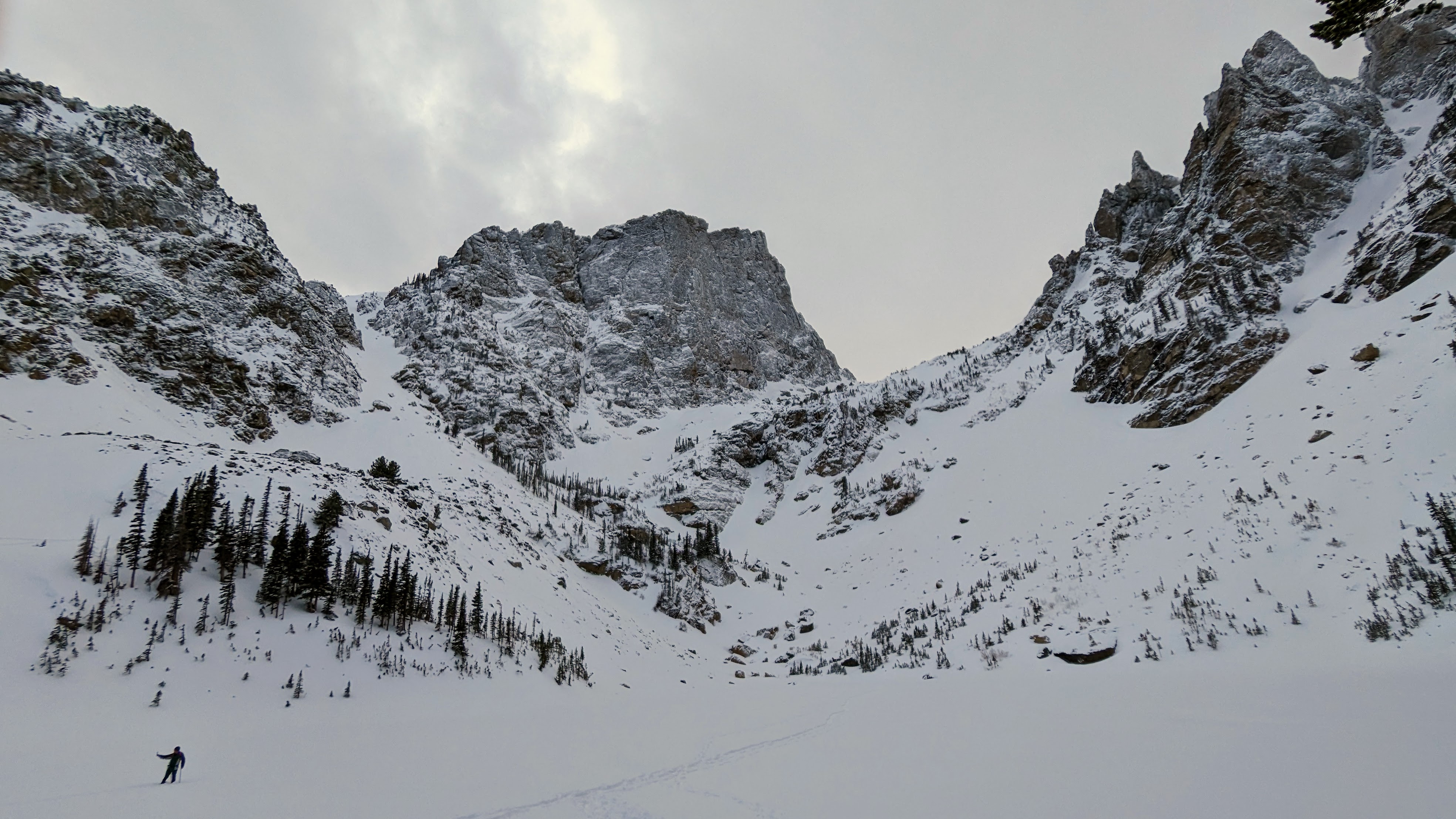 frozen lake.